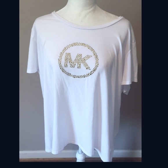 michael kors t shirt gold